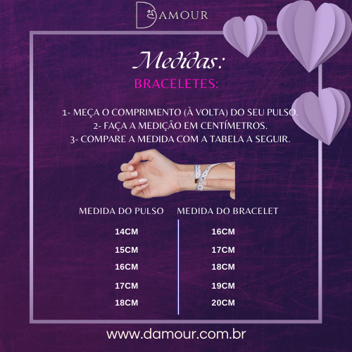 Bracelete com Fecho Carruagem Cinderela